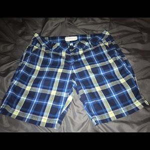 Aeropostale Womens Plaid Bermuda Shorts Size 13/14